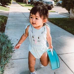 Paush Mini Bunny Romper 12-18m